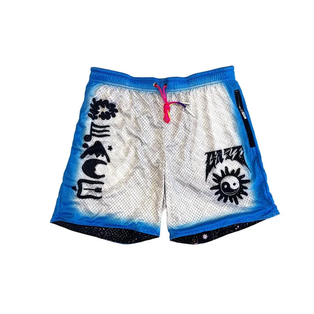 GRiZ GEMINI 2-Tone Reversible Lounge Shorts Small S